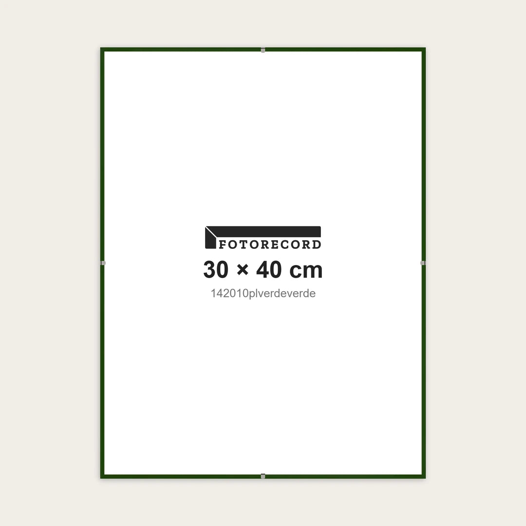 Kit Montatura a Giorno 30x40 cm — Verde Lucido | 142010plverdeverde