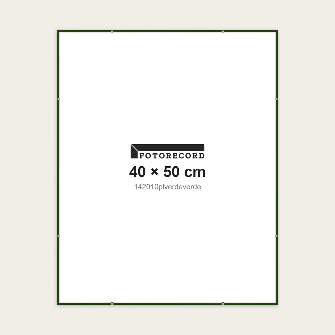 Kit Montatura a Giorno 40x50 cm — Verde Lucido | 142010plverdeverde