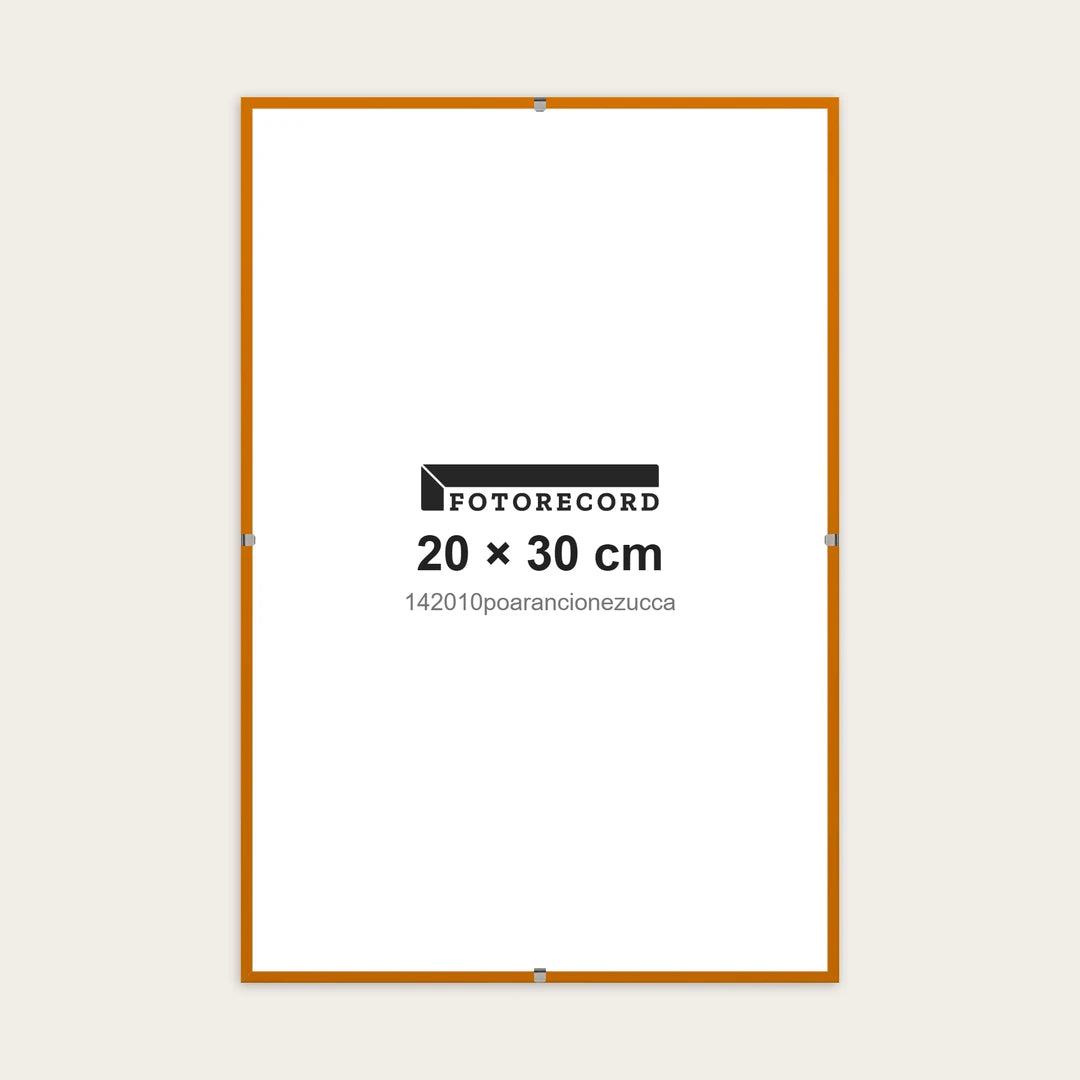 Kit Montatura a Giorno 20x30 cm — Arancione Opaco | 142010poarancionezucca