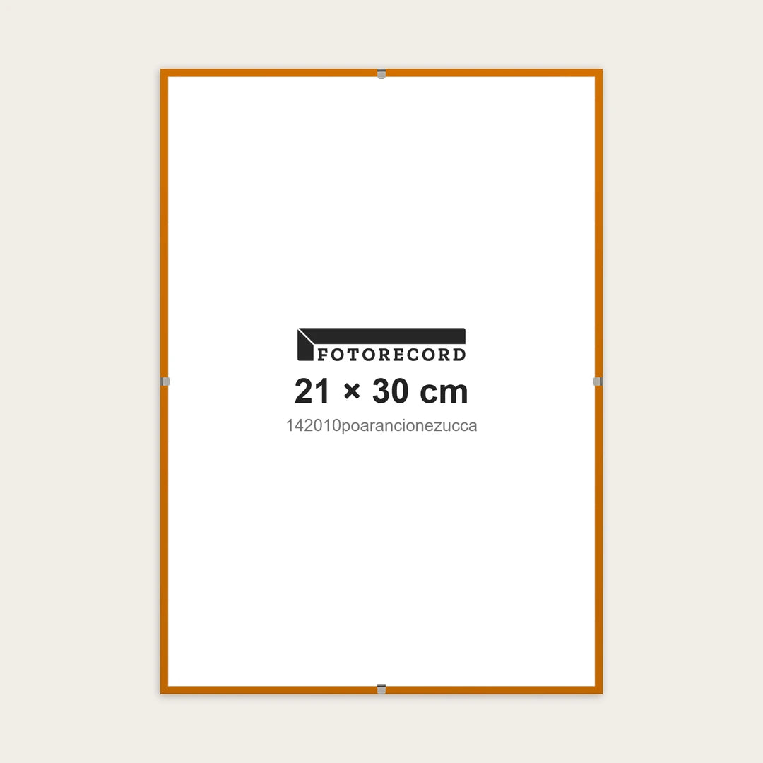 Kit Montatura a Giorno 21x30 cm — Arancione Opaco | 142010poarancionezucca
