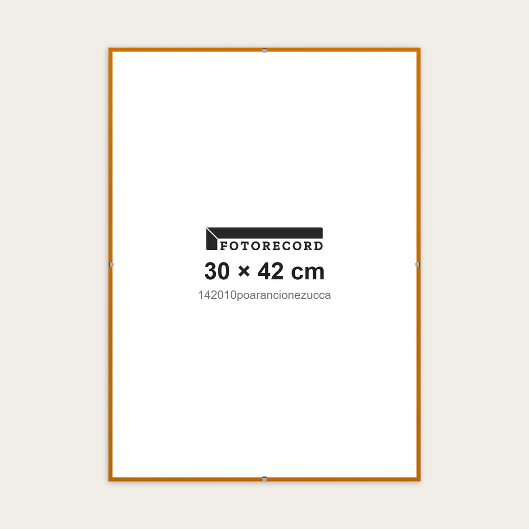 Kit Montatura a Giorno 30x42 cm — Arancione Opaco | 142010poarancionezucca