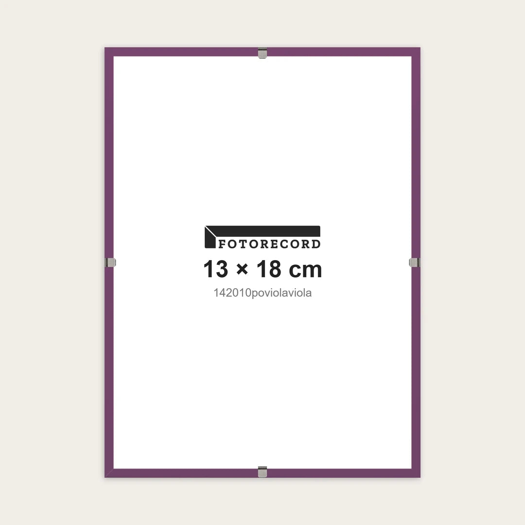 Kit Montatura a Giorno 13x18 cm — Viola Opaco | 142010poviolaviola