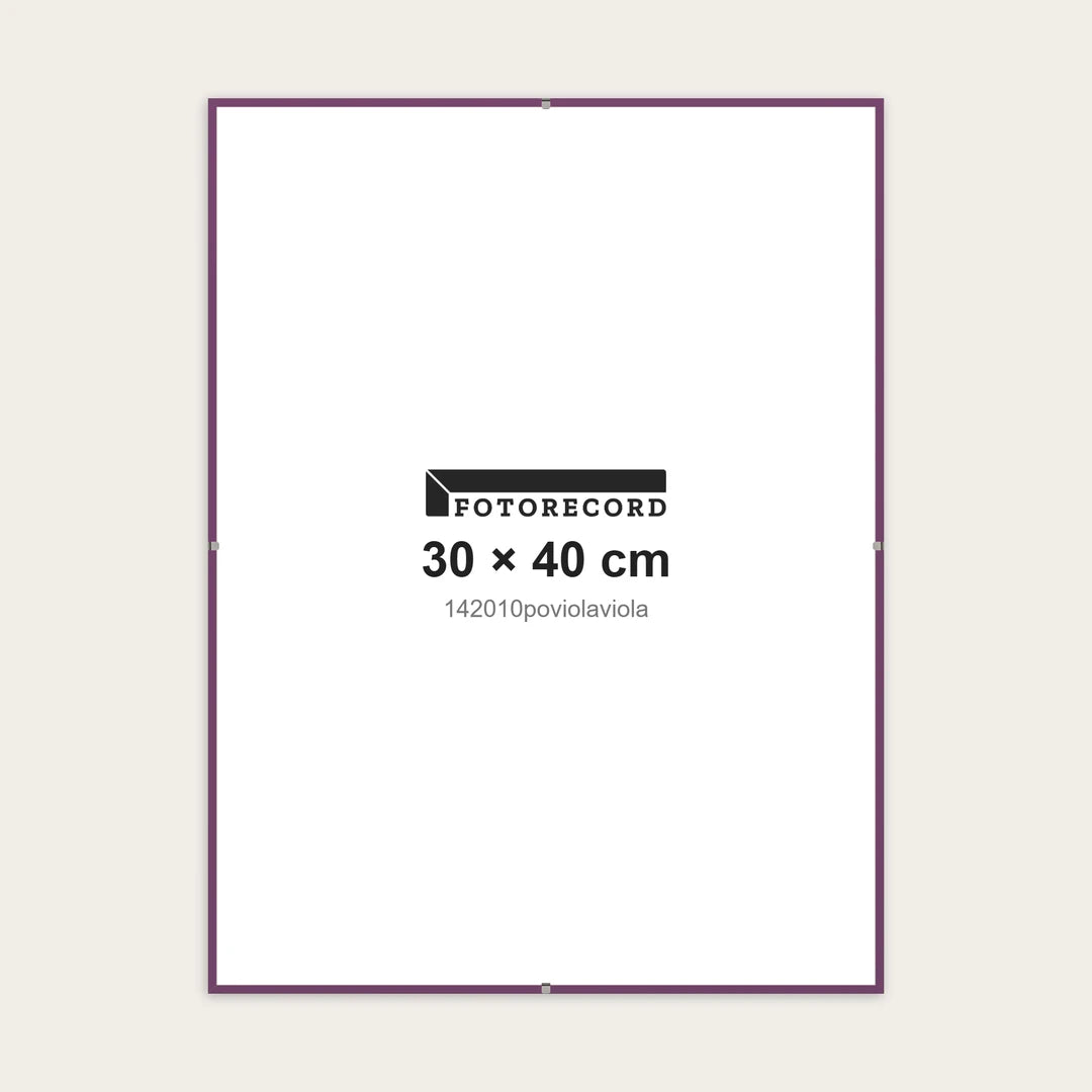 Kit Montatura a Giorno 30x40 cm — Viola Opaco | 142010poviolaviola