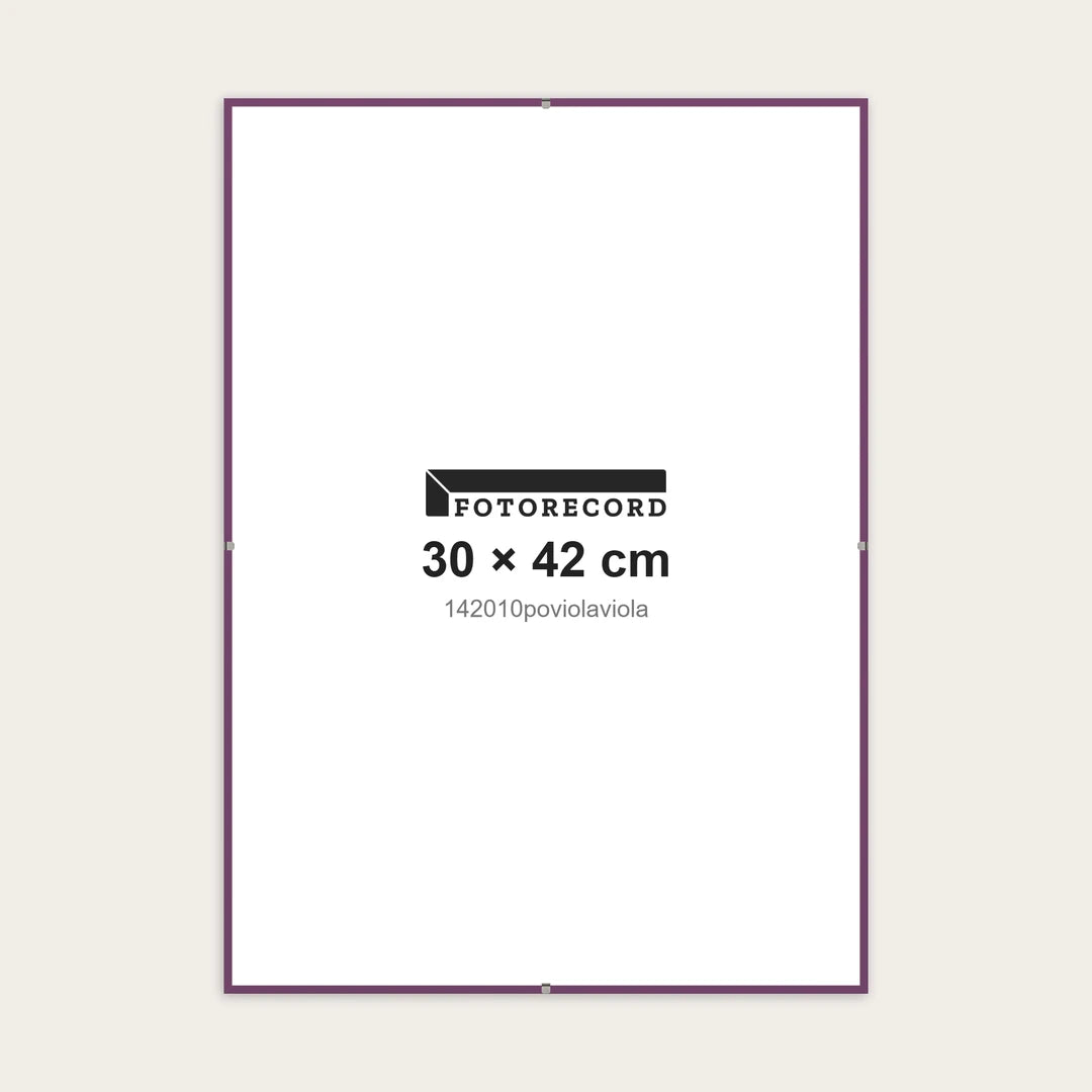 Kit Montatura a Giorno 30x42 cm — Viola Opaco | 142010poviolaviola