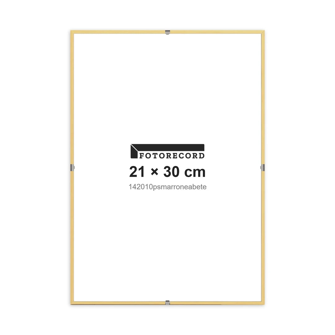 Montatura a giorno 21x30 cm — Marrone Satinata | 142010psmarroneabete