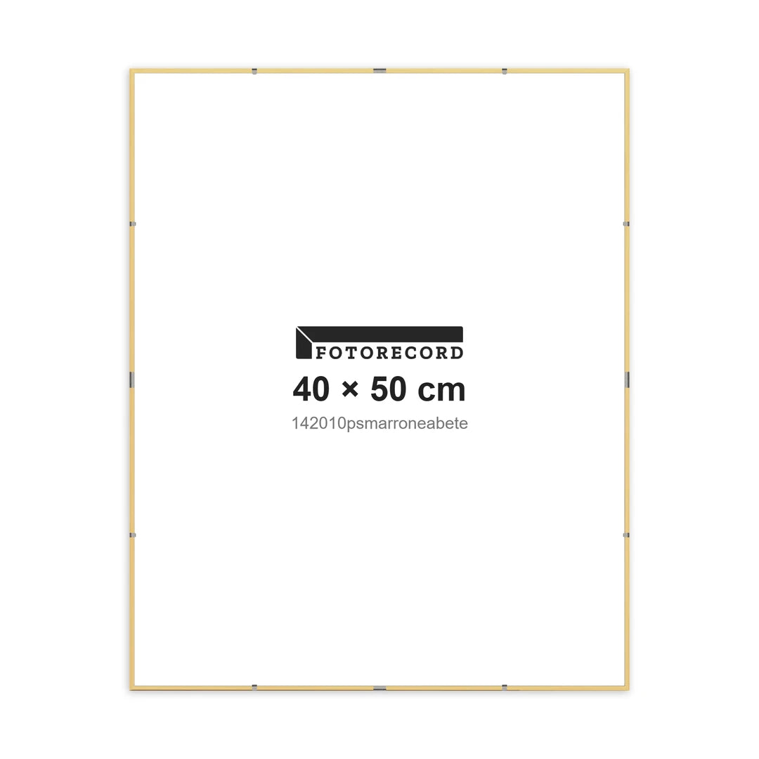 Montatura a giorno 40x50 cm — Marrone Satinata | 142010psmarroneabete