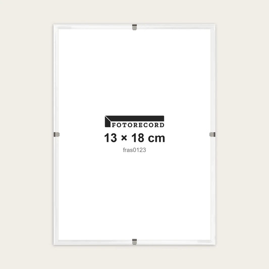 Kit Montatura a Giorno 13x18 cm — Bianco Lucido