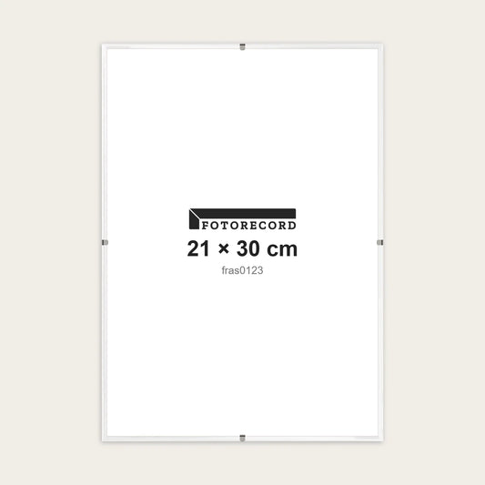 Kit Montatura a Giorno 21x30 cm — Bianco Lucido