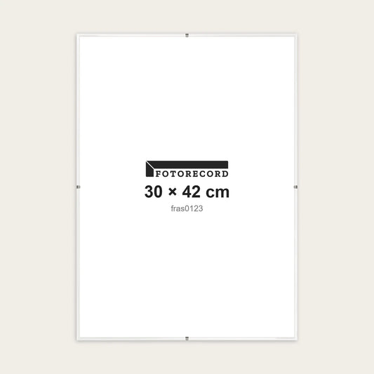 Kit Montatura a Giorno 30x42 cm — Bianco Lucido