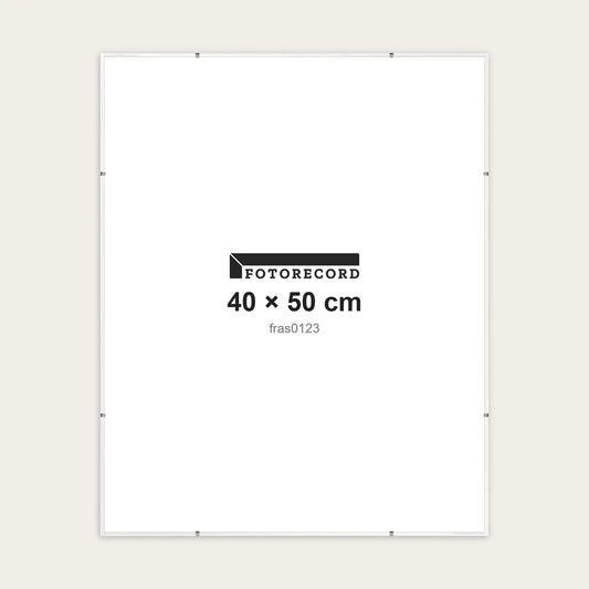 Kit Montatura a Giorno 40x50 cm — Bianco Lucido