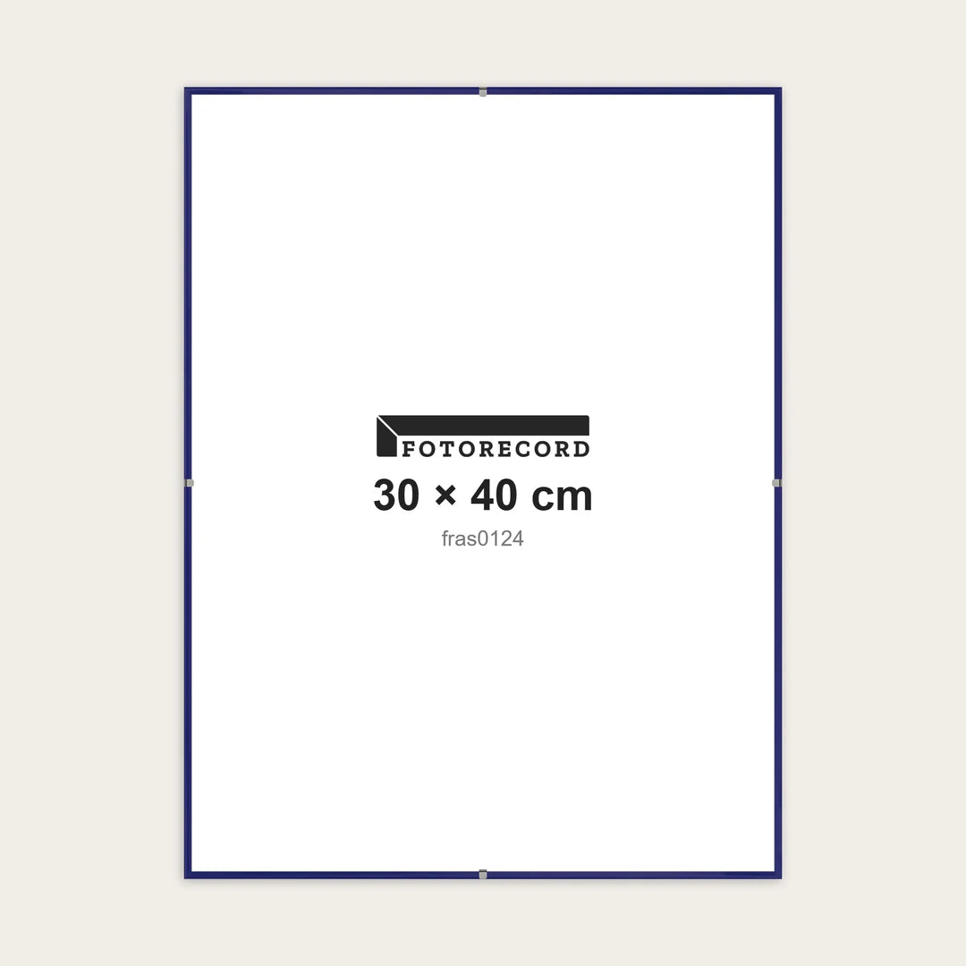 Kit Montatura a Giorno 30x40 cm — Blu Lucido | fras0124