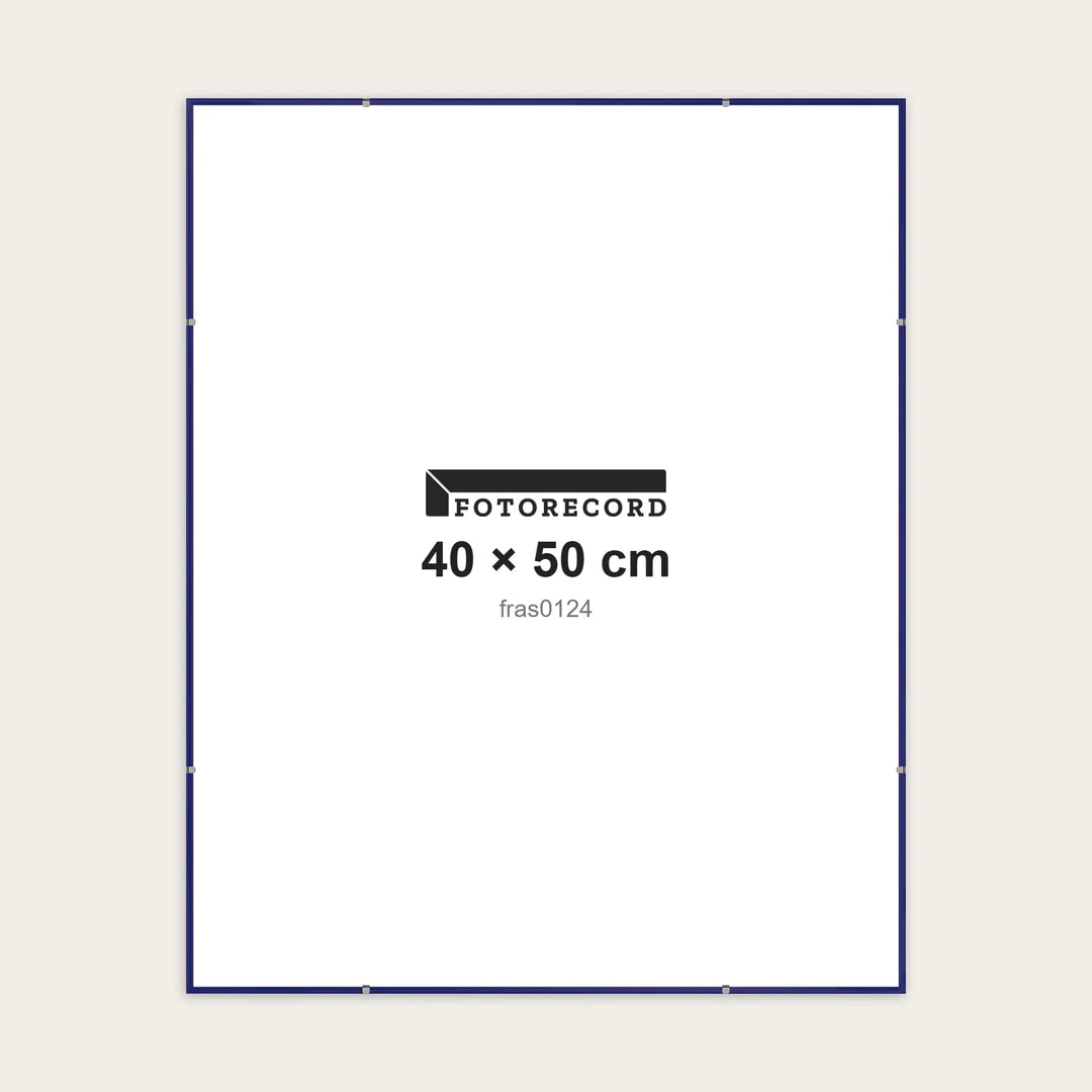 Kit Montatura a Giorno 40x50 cm — Blu Lucido | fras0124