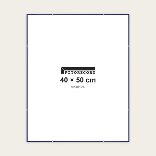Kit Montatura a Giorno 40x50 cm — Blu Lucido
