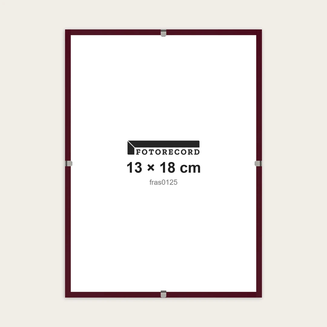 Kit Montatura a Giorno 13x18 cm — Bordeaux Lucido | fras0125