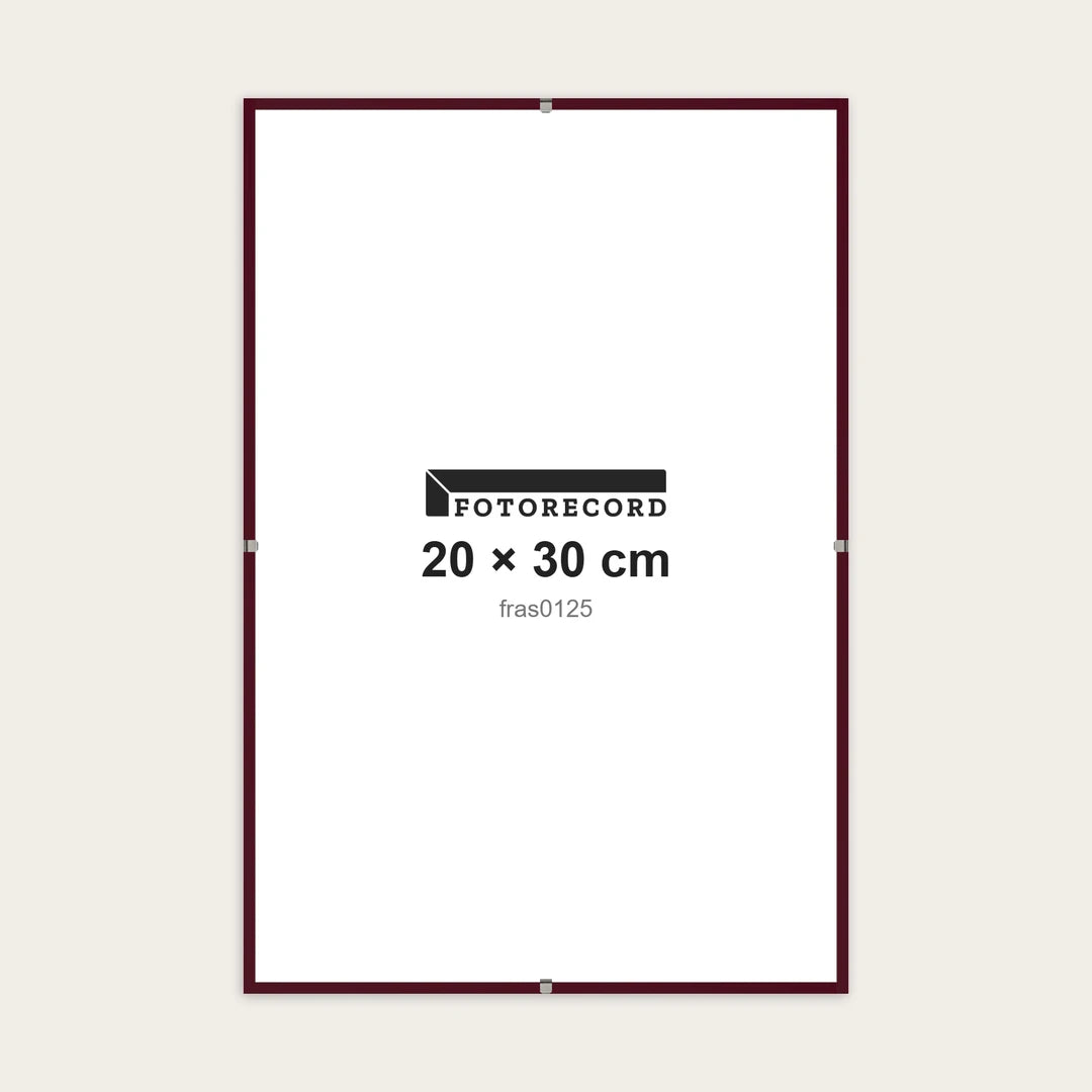 Kit Montatura a Giorno 20x30 cm — Bordeaux Lucido | fras0125