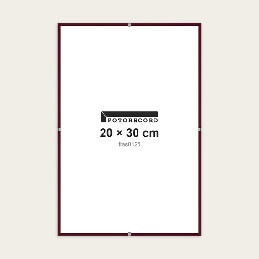 Kit Montatura a Giorno 20x30 cm — Bordeaux Lucido