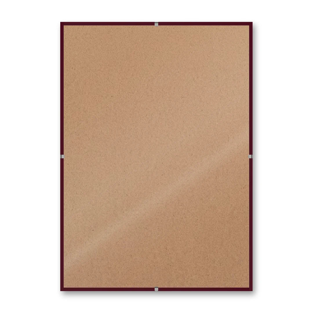 La montatura a giorno 21×29,7 cm su fondo bianco, senza stampa
