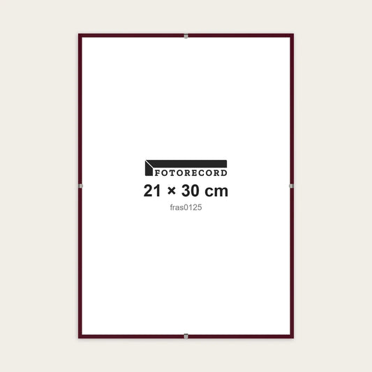 Kit Montatura a Giorno 21x30 cm — Bordeaux Lucido