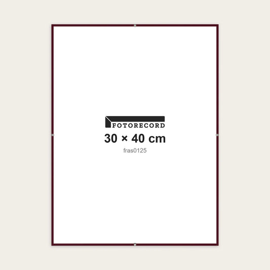 Kit Montatura a Giorno 30x40 cm — Bordeaux Lucido