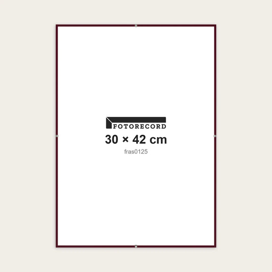 Kit Montatura a Giorno 30x42 cm — Bordeaux Lucido