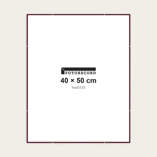 Kit Montatura a Giorno 40x50 cm — Bordeaux Lucido