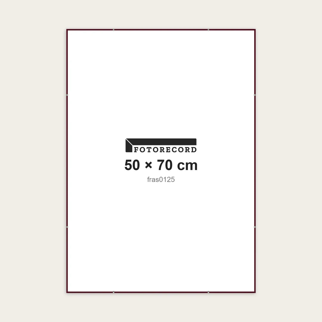 Kit Montatura a Giorno 50x70 cm — Bordeaux Lucido | fras0125