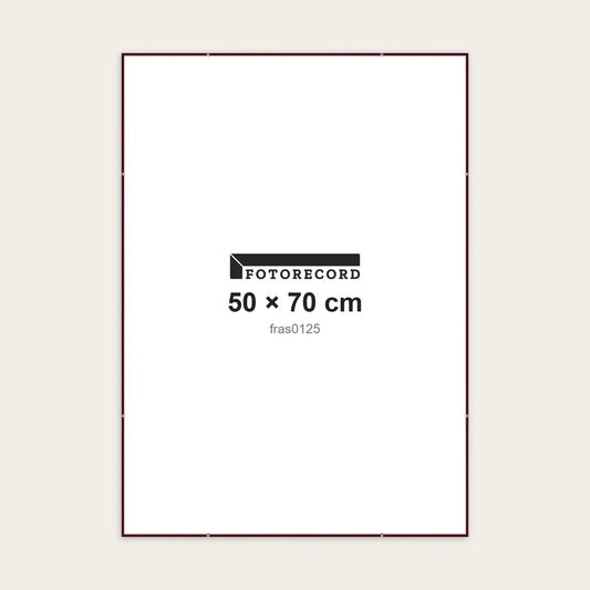 Kit Montatura a Giorno 50x70 cm — Bordeaux Lucido