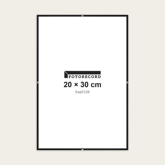 Kit Montatura a Giorno 20x30 cm — Nero Lucido
