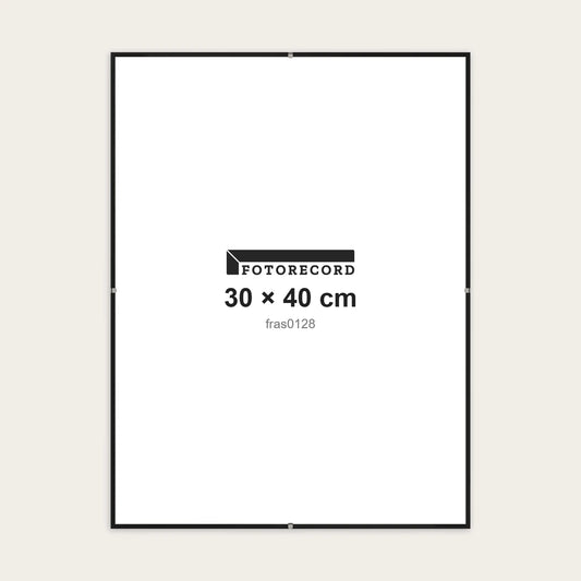 Kit Montatura a Giorno 30x40 cm — Nero Lucido