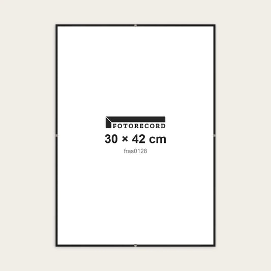Kit Montatura a Giorno 30x42 cm — Nero Lucido