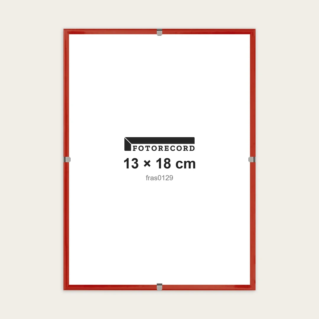 Kit Montatura a Giorno 13x18 cm — Rosso Lucido | fras0129