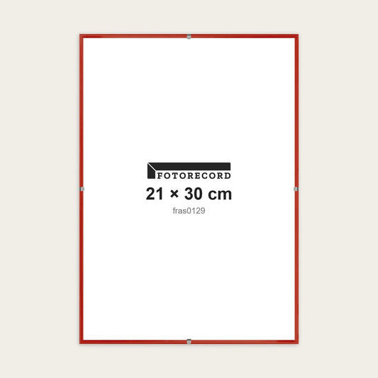 Kit Montatura a Giorno 21x30 cm — Rosso Lucido