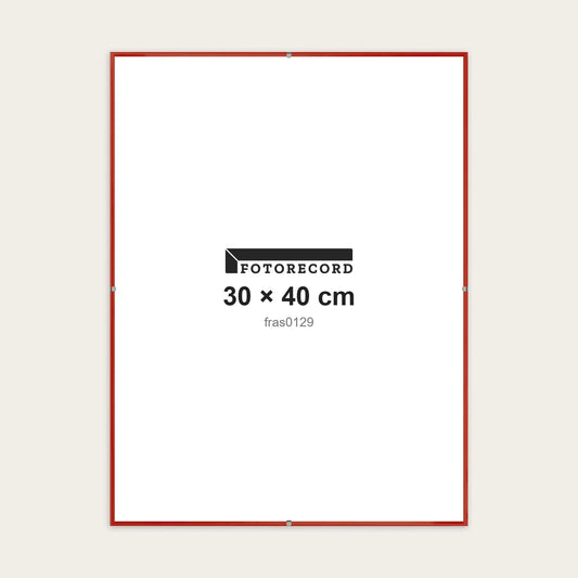 Kit Montatura a Giorno 30x40 cm — Rosso Lucido