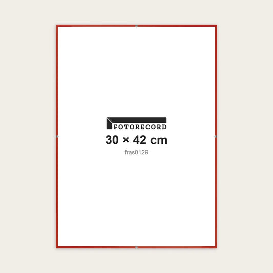 Kit Montatura a Giorno 30x42 cm — Rosso Lucido