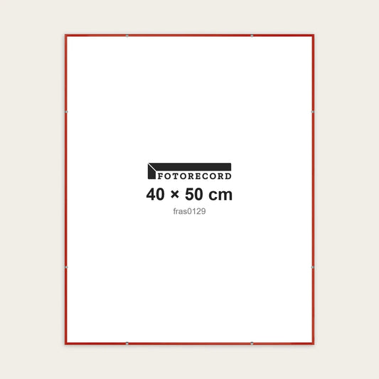Kit Montatura a Giorno 40x50 cm — Rosso Lucido
