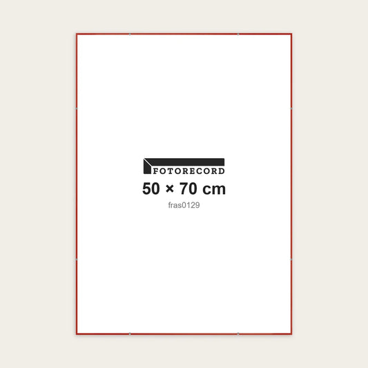 Kit Montatura a Giorno 50x70 cm — Rosso Lucido