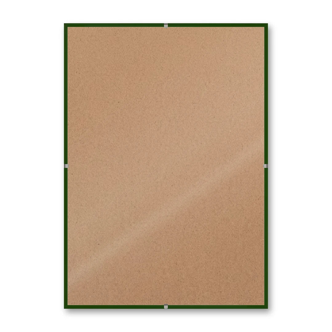 La montatura a giorno 21×29,7 cm su fondo bianco, senza stampa