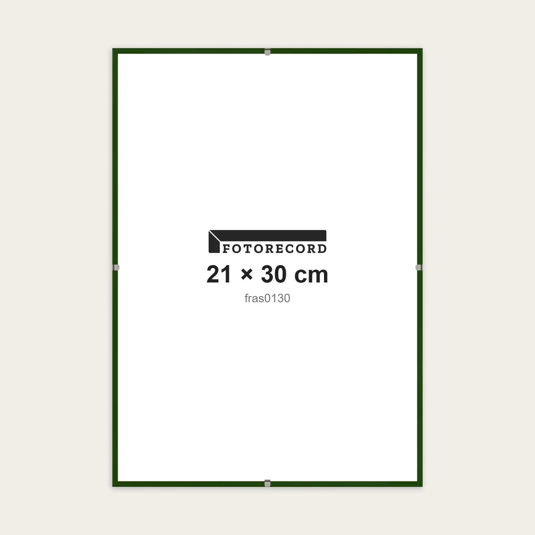 Kit Montatura a Giorno 21x30 cm — Verde Lucido | fras0130