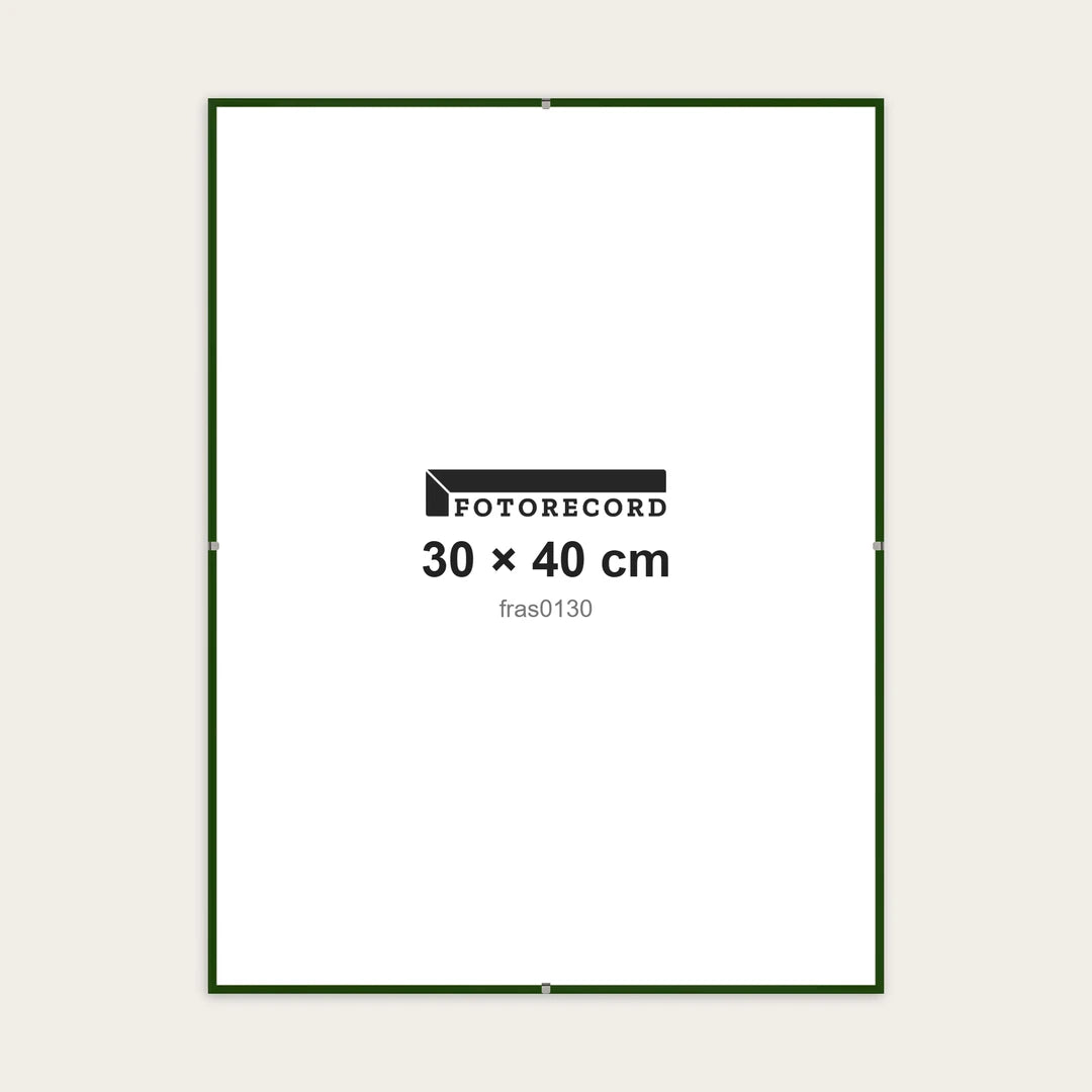 Kit Montatura a Giorno 30x40 cm — Verde Lucido | fras0130