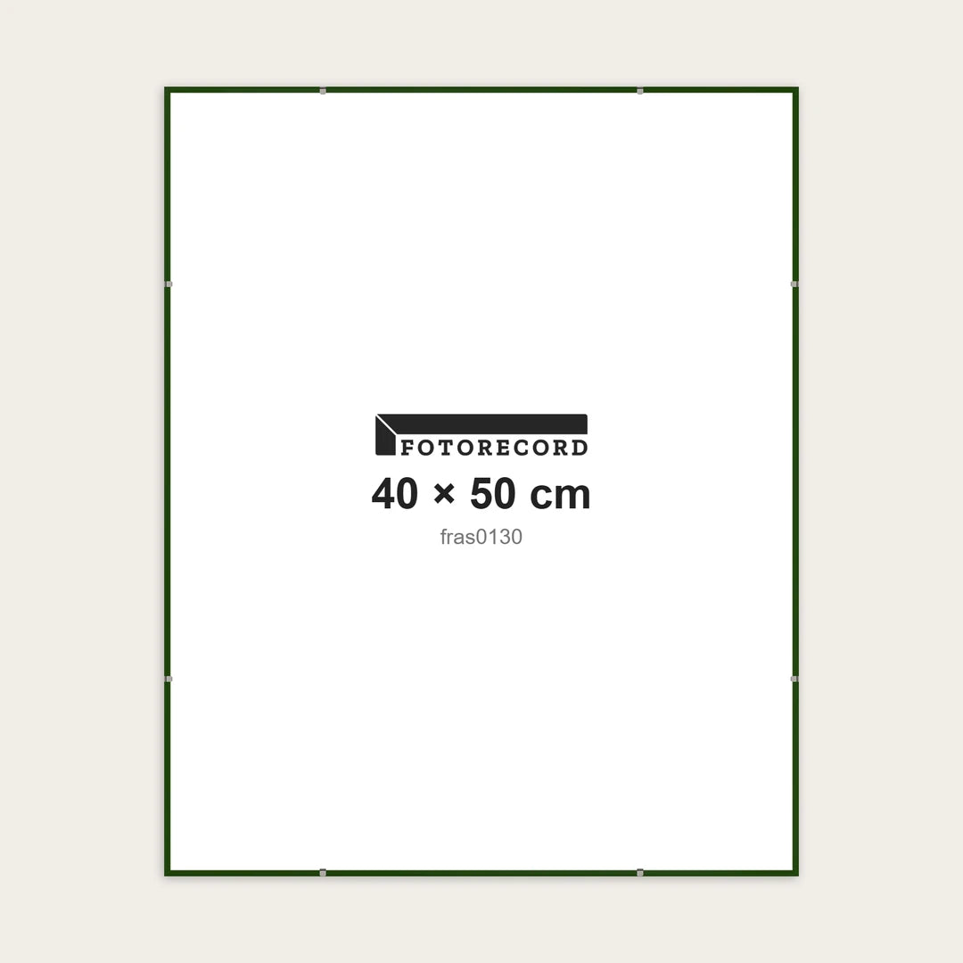 Kit Montatura a Giorno 40x50 cm — Verde Lucido | fras0130