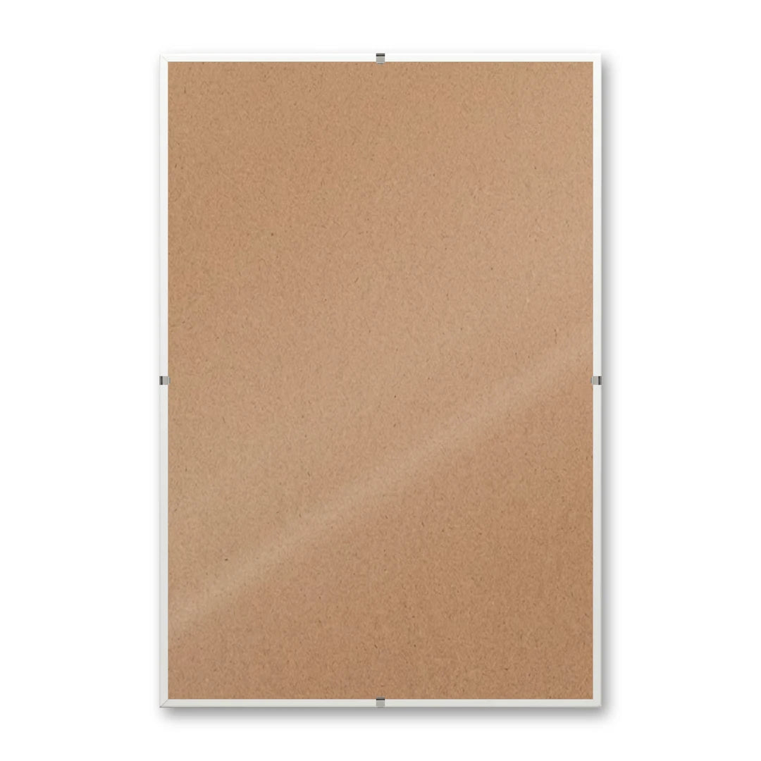 La montatura a giorno 20×30 cm su fondo bianco, senza stampa