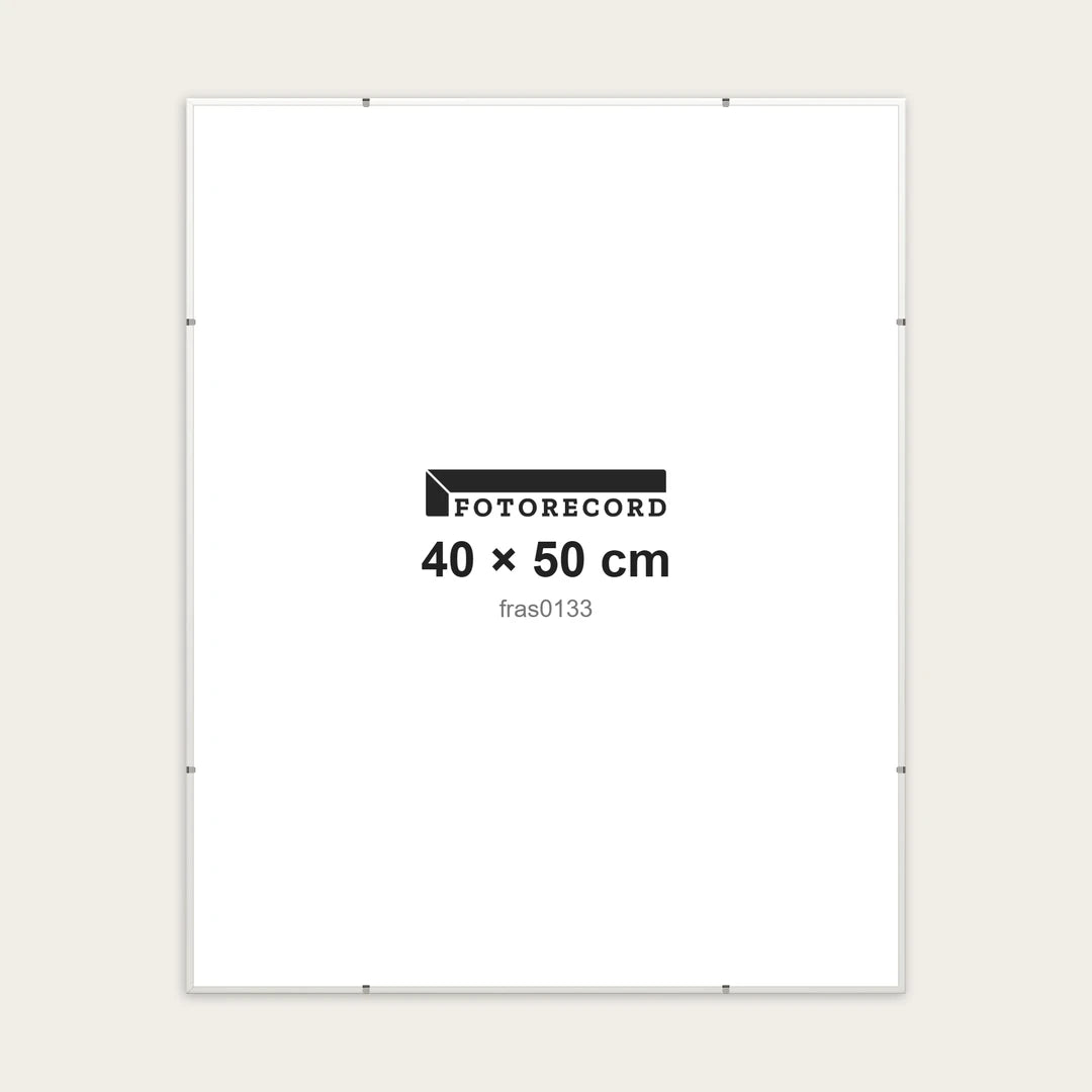 Kit Montatura a Giorno 40x50 cm — Bianco Opaco