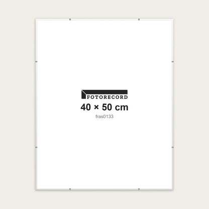 Kit Montatura a Giorno 40x50 cm — Bianco Opaco