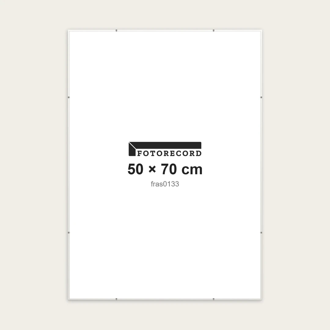Kit Montatura a Giorno 50x70 cm — Bianco Opaco
