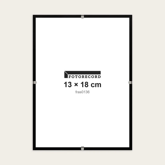 Kit Montatura a Giorno 13x18 cm — Nero Opaco