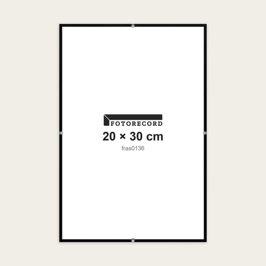 Kit Montatura a Giorno 20x30 cm — Nero Opaco