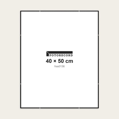 Kit Montatura a Giorno 40x50 cm — Nero Opaco