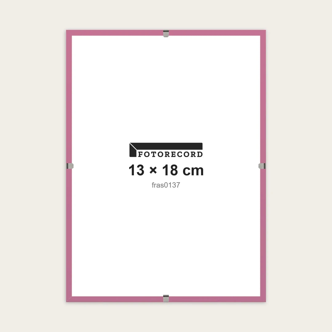 Kit Montatura a Giorno 13x18 cm — Rosa Opaco | fras0137