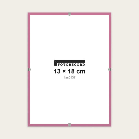 Kit Montatura a Giorno 13x18 cm — Rosa Opaco