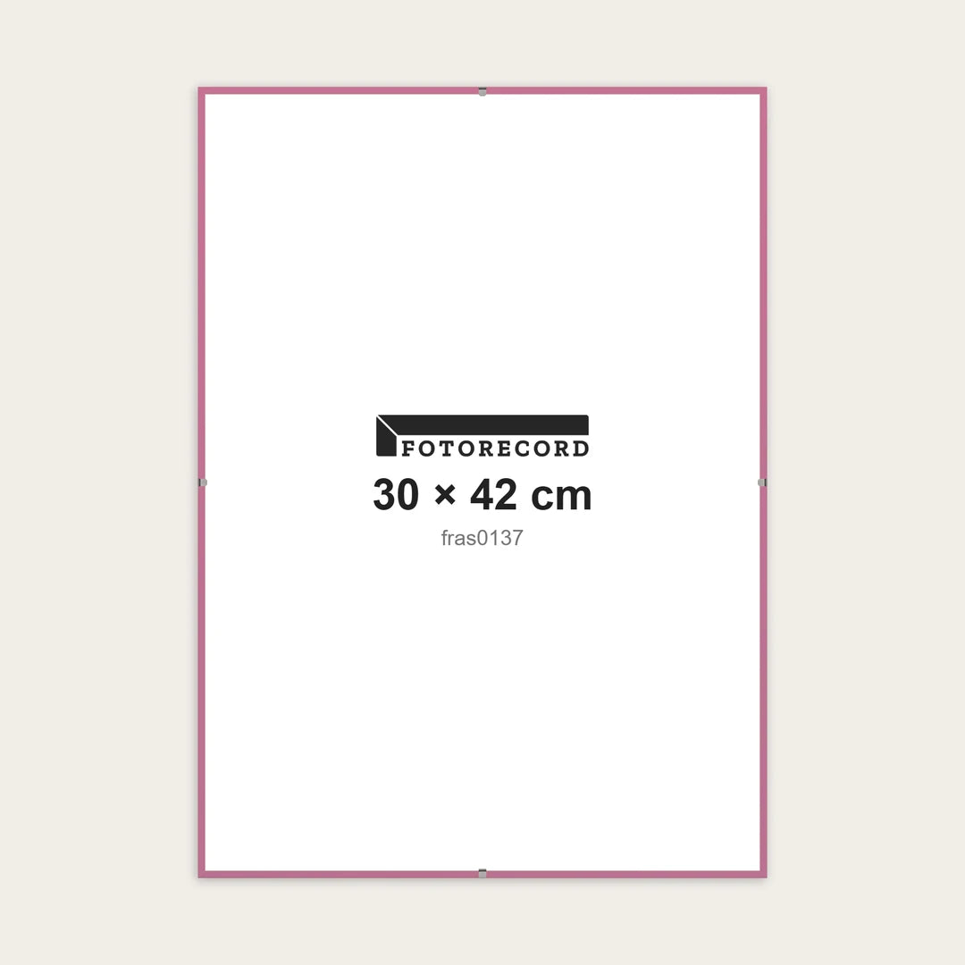 Kit Montatura a Giorno 30x42 cm — Rosa Opaco | fras0137